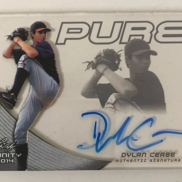 Pure Leaf 2014 Autograph Dylan Cease Chicago White Sox MLB Glass Signed Cy ?? - Picture 1 of 3